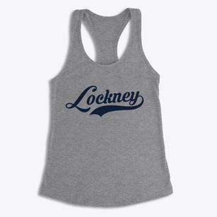 Lockney Texas Vintage Team Women's Racerback Tank