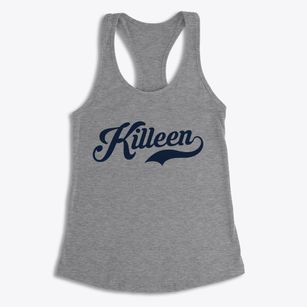 Killeen Texas Vintage Team Women's Racerback Tank