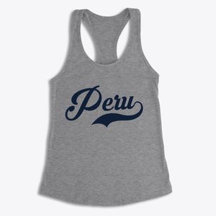 Peru Maine Vintage Team Women's Racerback Tank