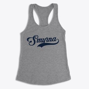Smyrna New York Vintage Team Women's Racerback Tank
