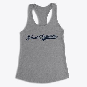 French Settlement Louisiana Vintage Team Women's Racerback Tank