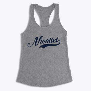 Nicollet Minnesota Vintage Team Women's Racerback Tank