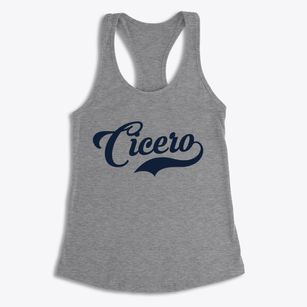 Cicero Wisconsin Vintage Team Women's Racerback Tank