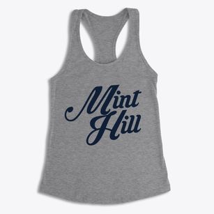 Mint Hill North Carolina Vintage Team Women's Racerback Tank