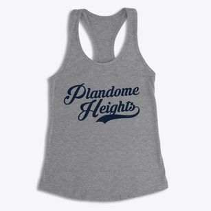 Plandome Heights New York Vintage Team Women's Racerback Tank