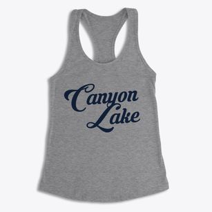 Canyon Lake Texas Vintage Team Women's Racerback Tank