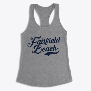 Fairfield Beach Ohio Vintage Team Women's Racerback Tank