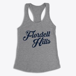 Flordell Hills Missouri Vintage Team Women's Racerback Tank