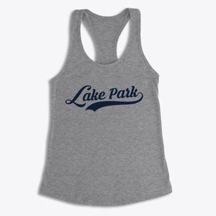 Lake Park Georgia Vintage Team Women's Racerback Tank