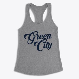 Green City Missouri Vintage Team Women's Racerback Tank