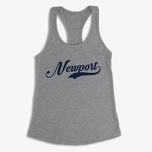 Newport Wisconsin Vintage Team Women's Racerback Tank