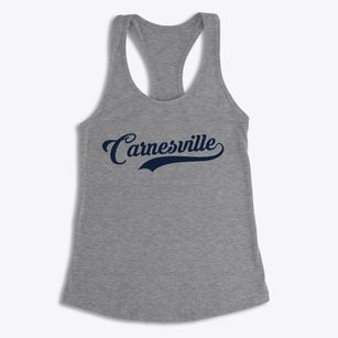Carnesville Georgia Vintage Team Women's Racerback Tank