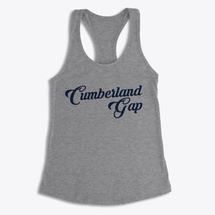 Cumberland Gap Tennessee Vintage Team Women's Racerback Tank