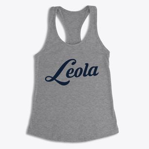 Leola South Dakota Vintage Team Women's Racerback Tank