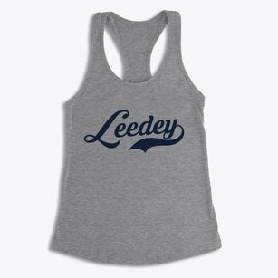 Leedey Oklahoma Vintage Team Women's Racerback Tank