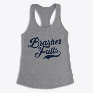 Brasher Falls New York Vintage Team Women's Racerback Tank