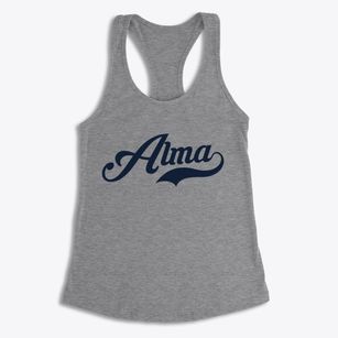 Alma Texas Vintage Team Women's Racerback Tank