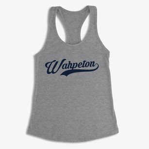 Wahpeton Iowa Vintage Team Women's Racerback Tank