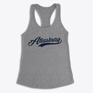 Atlasburg Pennsylvania Vintage Team Women's Racerback Tank