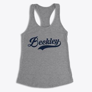 Beckley West Virginia Vintage Team Women's Racerback Tank