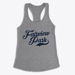 Fairview Park Ohio Vintage Team Women's Racerback Tank