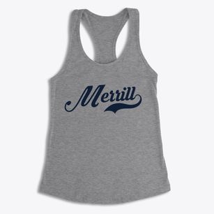 Merrill Maine Vintage Team Women's Racerback Tank