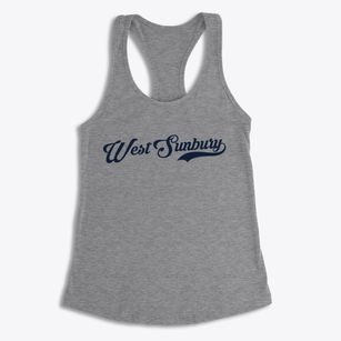 West Sunbury Pennsylvania Vintage Team Women's Racerback Tank