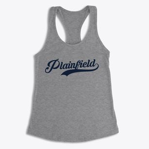 Plainfield Ohio Vintage Team Women's Racerback Tank