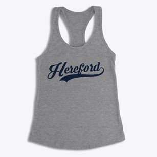 Hereford Texas Vintage Team Women's Racerback Tank