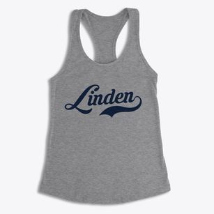 Linden North Carolina Vintage Team Women's Racerback Tank