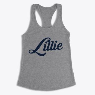 Lillie Louisiana Vintage Team Women's Racerback Tank