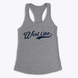 West Line Missouri Vintage Team Women's Racerback Tank