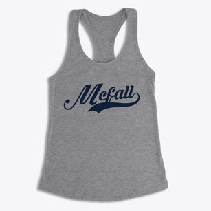 Mcfall Missouri Vintage Team Women's Racerback Tank