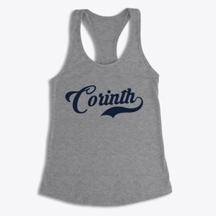 Corinth Arkansas Vintage Team Women's Racerback Tank