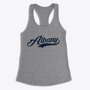 Albany Wyoming Vintage Team Women's Racerback Tank