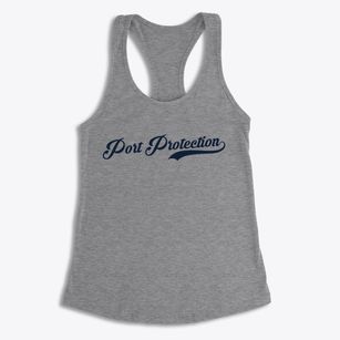 Port Protection Alaska Vintage Team Women's Racerback Tank