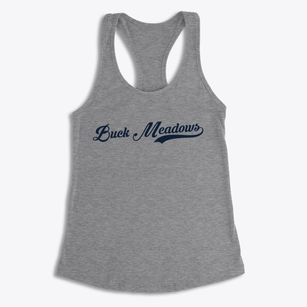 Buck Meadows California Vintage Team Women's Racerback Tank