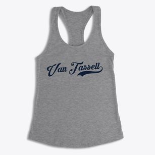 Van Tassell Wyoming Vintage Team Women's Racerback Tank