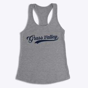 Grass Valley California Vintage Team Women's Racerback Tank