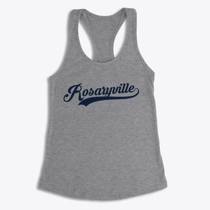 Rosaryville Maryland Vintage Team Women's Racerback Tank