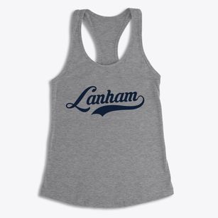 Lanham Maryland Vintage Team Women's Racerback Tank
