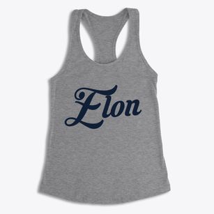 Elon North Carolina Vintage Team Women's Racerback Tank