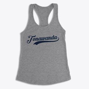 Tonawanda New York Vintage Team Women's Racerback Tank