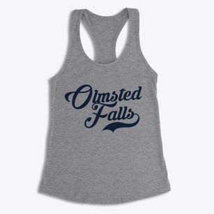 Olmsted Falls Ohio Vintage Team Women's Racerback Tank
