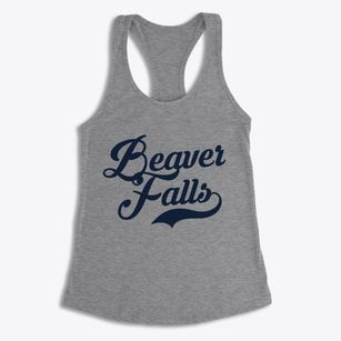 Beaver Falls Pennsylvania Vintage Team Women's Racerback Tank