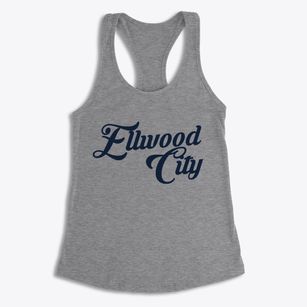 Ellwood City Pennsylvania Vintage Team Women's Racerback Tank