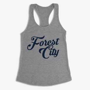 Forest City North Carolina Vintage Team Women's Racerback Tank