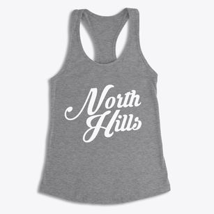 North Hills New York Vintage Team Women's Racerback Tank