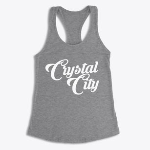 Crystal City Missouri Vintage Team Women's Racerback Tank