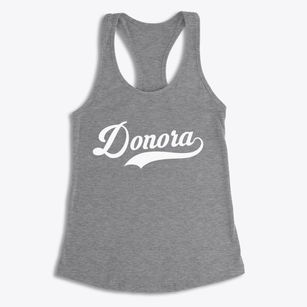 Donora Pennsylvania Vintage Team Women's Racerback Tank